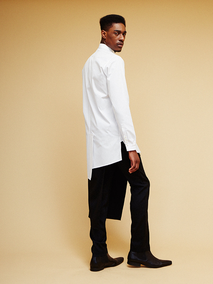 Long button hotsell down shirt